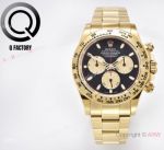 Luxury Clone 1-1 QF V3 Rolex PAUL NEWMAN Daytona 4130 Yellow Gold 904L Watch